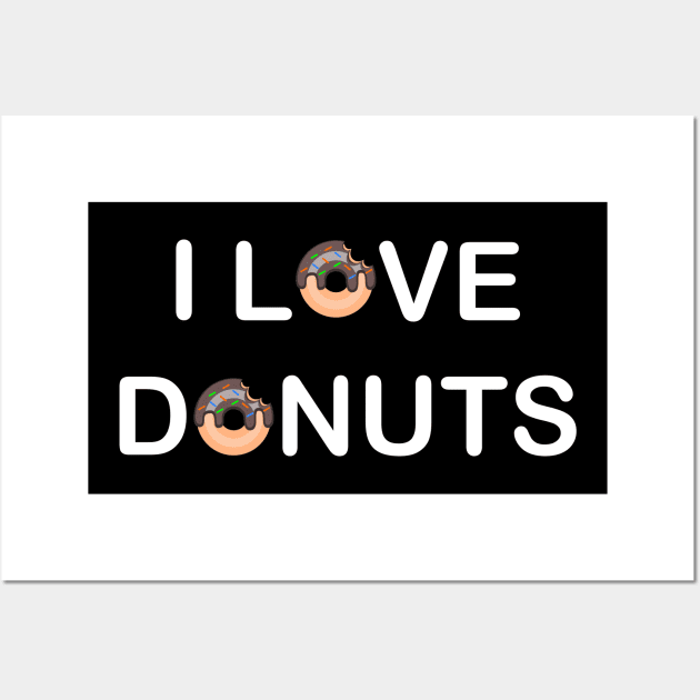 I Love Donuts Wall Art by EmmaZo